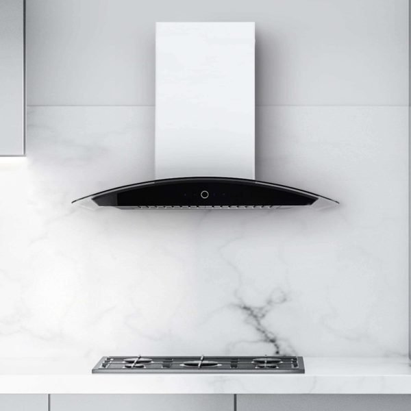 Hauslane Chef 30-in 450-CFM Convertible Stainless Steel Wall-Mounted Range Hood