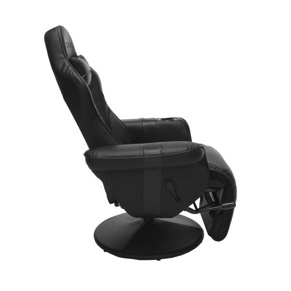 RESPAWN 900 Gaming Recliner   Reclining Gaming Chair with Footrest, Gaming Chair Recliner, Black