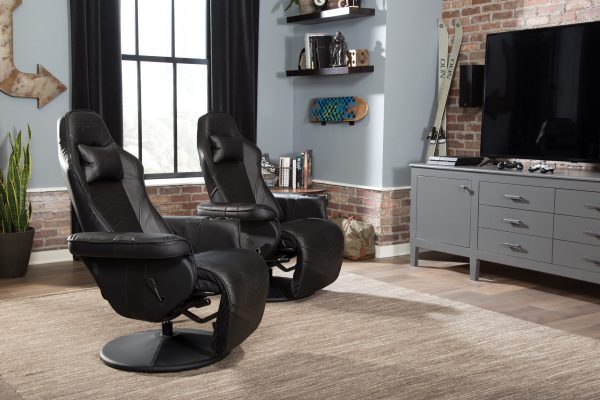RESPAWN 900 Gaming Recliner   Reclining Gaming Chair with Footrest, Gaming Chair Recliner, Black