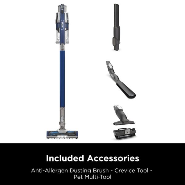 IZ363HT Anti-Allergen Pet Power Cordless Stick Vacuum Self-Cleaning Brushroll, PowerFins, 50min Runtime, Blue