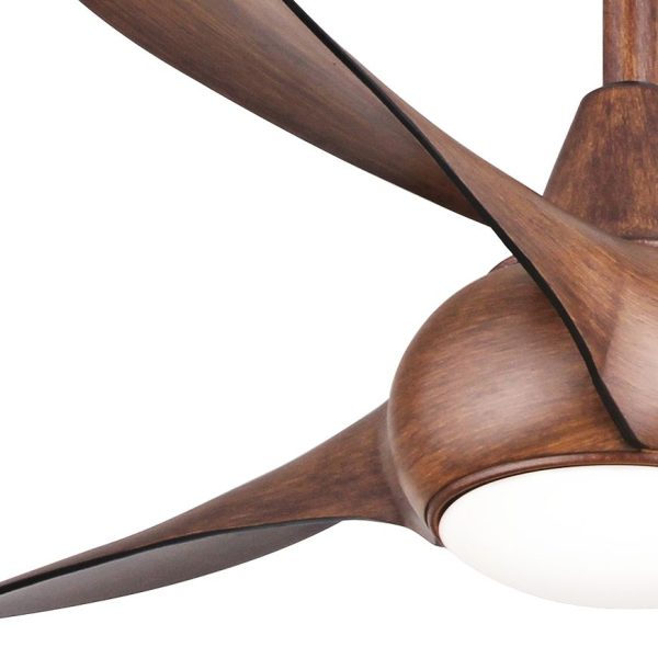 Minka Aire Light Wave Koa Indoor LED Ceiling Fan 52  with Remote