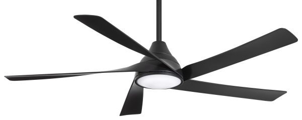 Minka Aire 56  Transonic Coal Indoor LED Ceiling Fan with Remote