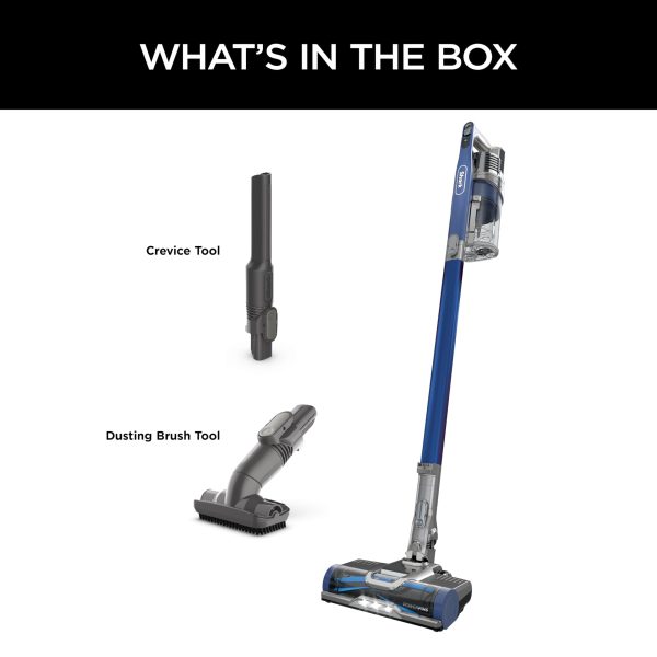 IZ363HT Anti-Allergen Pet Power Cordless Stick Vacuum Self-Cleaning Brushroll, PowerFins, 50min Runtime, Blue