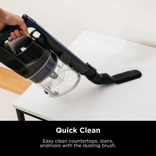 IZ363HT Anti-Allergen Pet Power Cordless Stick Vacuum Self-Cleaning Brushroll, PowerFins, 50min Runtime, Blue