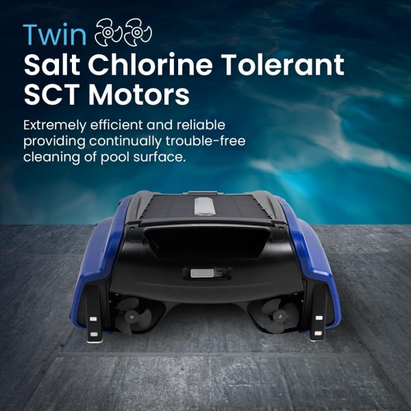 Betta SE Solar Powered Automatic Robotic Pool Skimmer Cleaner, Blue