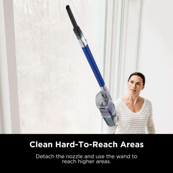 IZ363HT Anti-Allergen Pet Power Cordless Stick Vacuum Self-Cleaning Brushroll, PowerFins, 50min Runtime, Blue