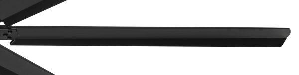 Ultra Breeze Matte Black LED Wet Rated Ceiling Fan 65  with Remote