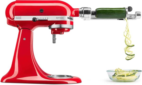 Artisan Series 5 Quart Tilt Head Stand Mixer with Pouring Shield KSM150PS, Passion Red