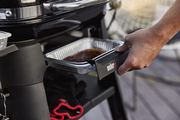 Lumin Compact Outdoor Electric Barbecue Grill, Black