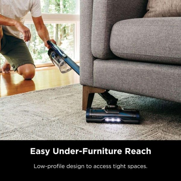 IZ363HT Anti-Allergen Pet Power Cordless Stick Vacuum Self-Cleaning Brushroll, PowerFins, 50min Runtime, Blue
