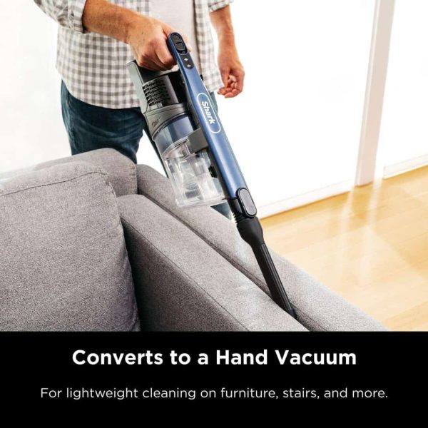 IZ363HT Anti-Allergen Pet Power Cordless Stick Vacuum Self-Cleaning Brushroll, PowerFins, 50min Runtime, Blue