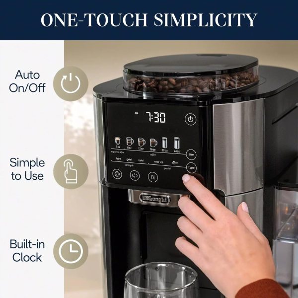 Stainless TrueBrew Automatic Coffee Maker with Bean Extract Technology