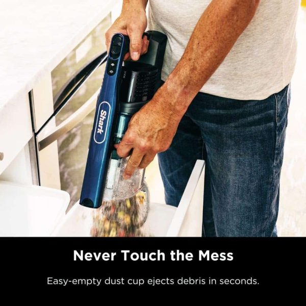 IZ363HT Anti-Allergen Pet Power Cordless Stick Vacuum Self-Cleaning Brushroll, PowerFins, 50min Runtime, Blue