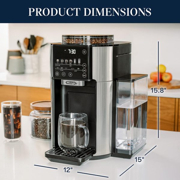 Stainless TrueBrew Automatic Coffee Maker with Bean Extract Technology