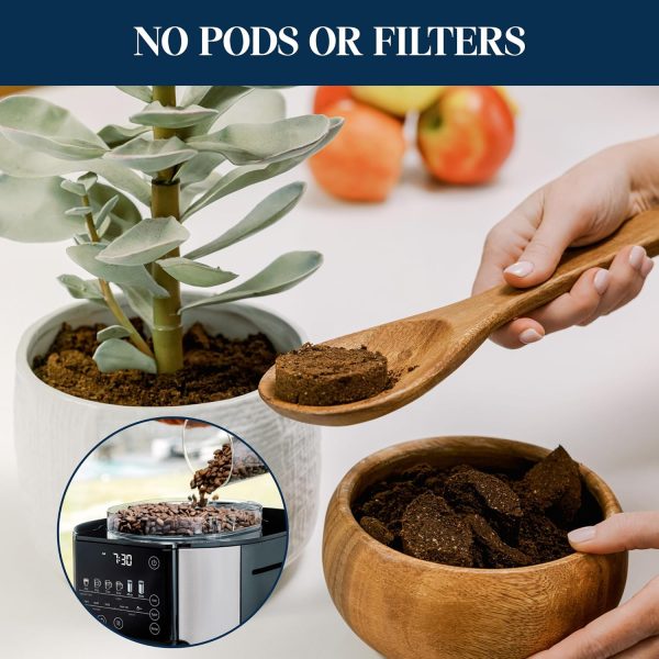 Stainless TrueBrew Automatic Coffee Maker with Bean Extract Technology