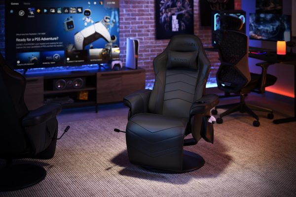 RESPAWN 900 Gaming Recliner   Reclining Gaming Chair with Footrest, Gaming Chair Recliner, Black