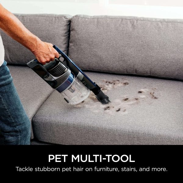 IZ363HT Anti-Allergen Pet Power Cordless Stick Vacuum Self-Cleaning Brushroll, PowerFins, 50min Runtime, Blue