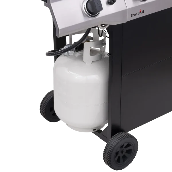 Charbroil Performance Series 4-Burner Propane Gas Grill Cart with Side Burner