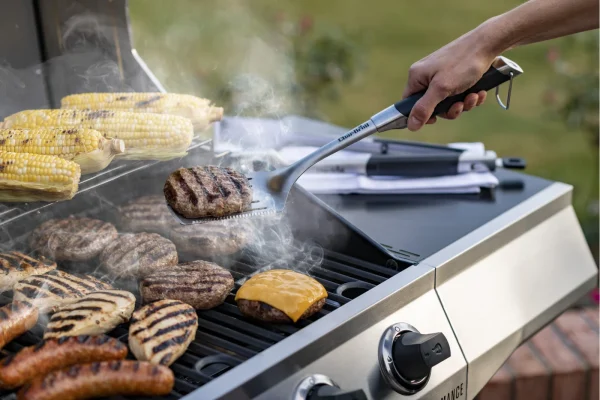 Charbroil Performance Series 4-Burner Propane Gas Grill Cart with Side Burner