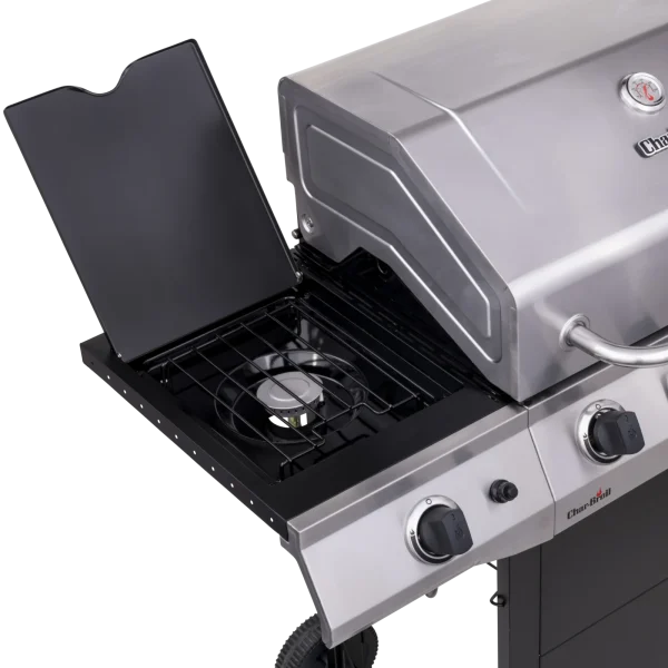 Charbroil Performance Series 4-Burner Propane Gas Grill Cart with Side Burner