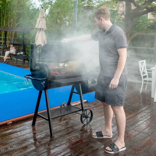 Captiva Designs E02GR016 16  Offset Charcoal Smoke   Black
