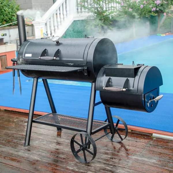 Captiva Designs E02GR016 16  Offset Charcoal Smoke   Black