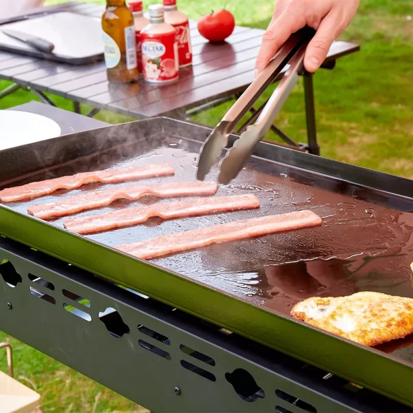 SKOYON 4-Burner Outdoor Gas Grill Propane Griddle Cooking Station