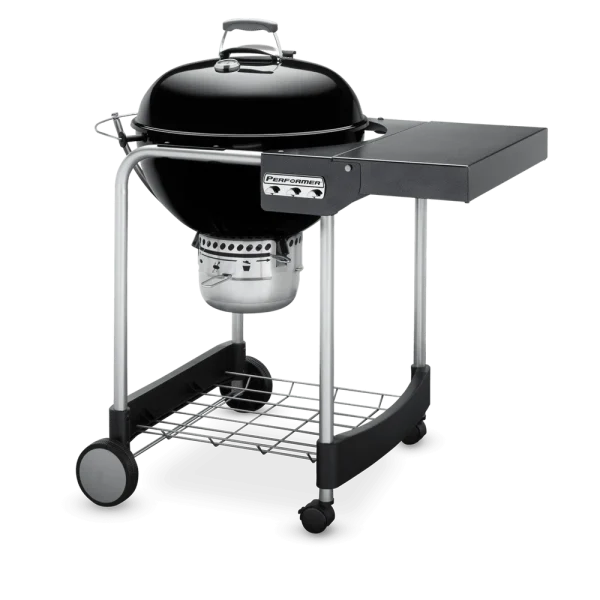 Performer Black Charcoal Grill | Gourmet BBQ System, Easy Cleaning