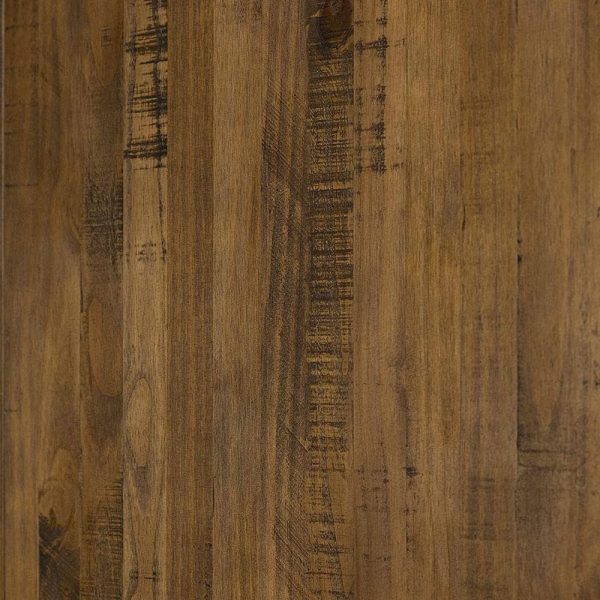 Furniture Company  Durango 72 in. Mahogany Rustic Urban Industrial Farmhouse Distressed Solid Wood Dining Table