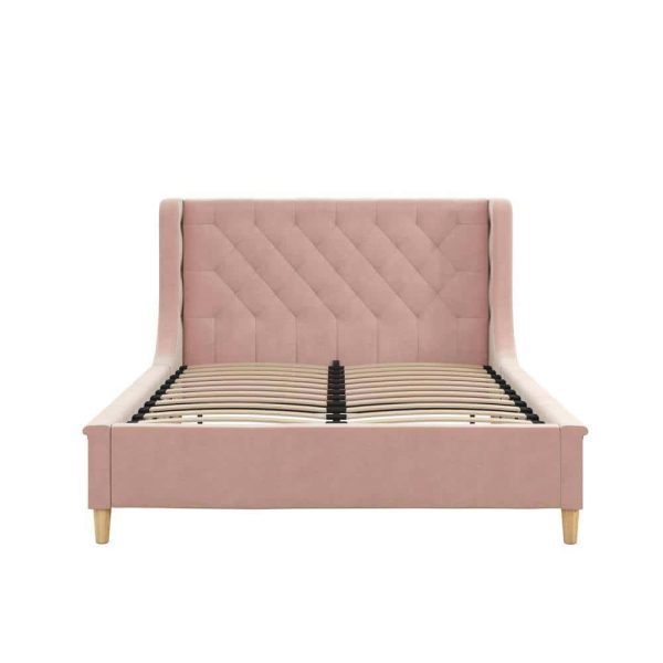 Little Seeds  Monarch Hill Ambrosia Pink Full Size Upholstered Bed