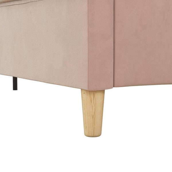 Little Seeds  Monarch Hill Ambrosia Pink Full Size Upholstered Bed