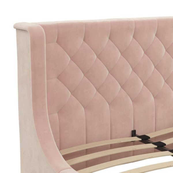 Little Seeds  Monarch Hill Ambrosia Pink Full Size Upholstered Bed