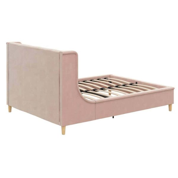 Little Seeds  Monarch Hill Ambrosia Pink Full Size Upholstered Bed