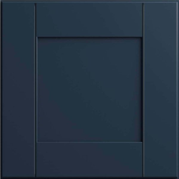 MILL S PRIDE Richmond Valencia Blue Plywood Shaker Ready to Assemble Base Kitchen Cabinet Soft Close 36 in W x 24 in D x 34.5 in H