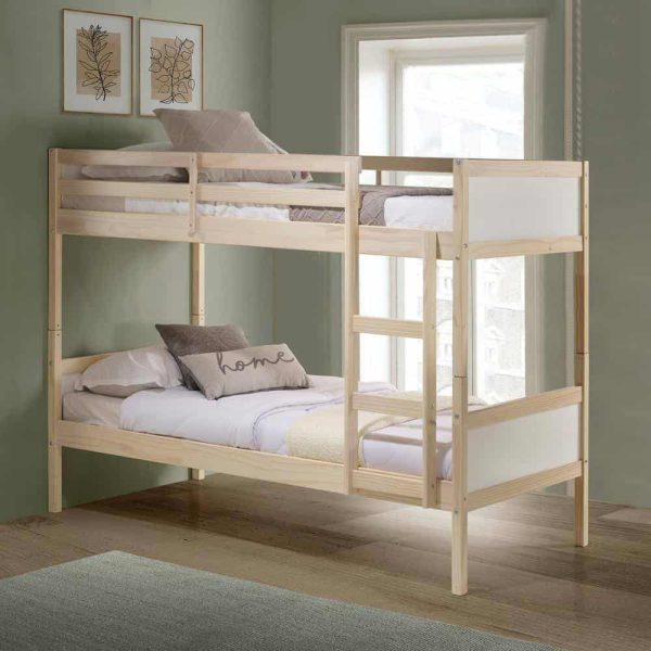 Alaterre Furniture  MOD White Twin Over Twin Bunk Bed