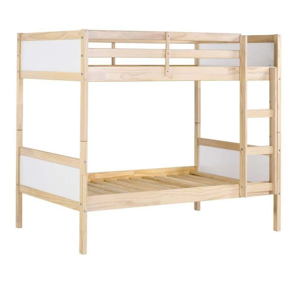 Alaterre Furniture  MOD White Twin Over Twin Bunk Bed