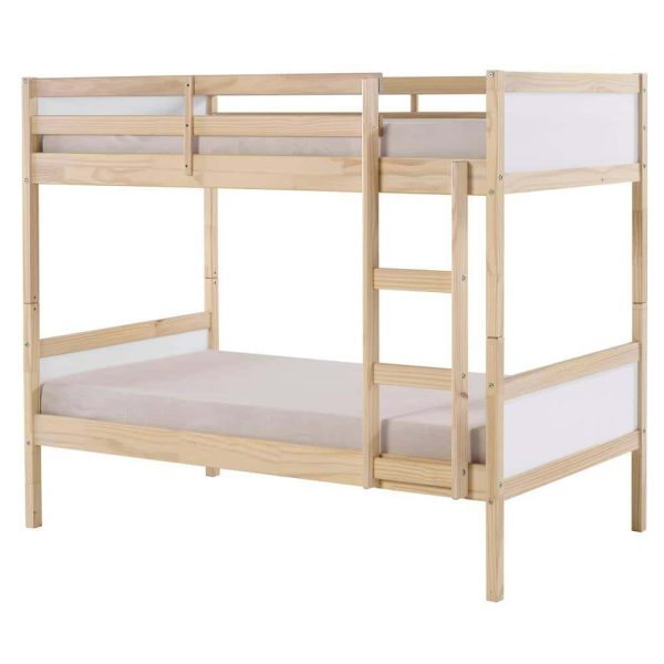 Alaterre Furniture  MOD White Twin Over Twin Bunk Bed