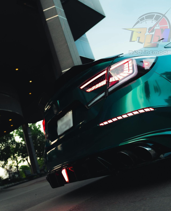 V2 White Reflectors Lights for 2018-2022 Honda Accord