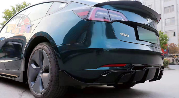 2017-2024 Tesla Model 3 Trunk Spoiler Wing Gloss Black