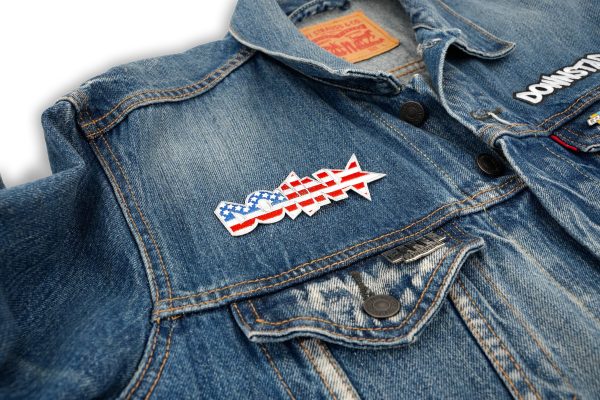 Downstar American Flag Iron-On Patch