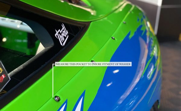 Titanium Fender Flare Hardware
