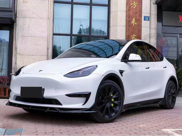 2020-2024 Tesla Model Y Front Lip Splitter Gloss Black