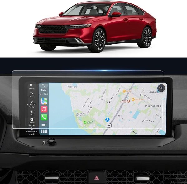 Tempered Glass 9H Screen Protector For Honda Accord 10th Gen, 11th Gen, & Civic 11th Gen