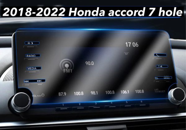 Tempered Glass 9H Screen Protector For Honda Accord 10th Gen, 11th Gen, & Civic 11th Gen