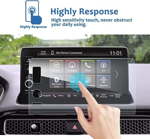 Tempered Glass 9H Screen Protector For Honda Accord 10th Gen, 11th Gen, & Civic 11th Gen