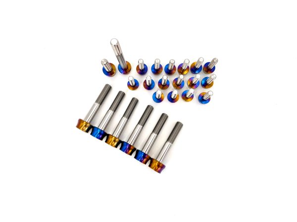 Titanium Honda Complete Trans Billet Dress Up Hardware Kit