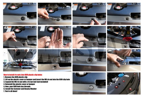 Honda Accord 2013-2017 Billet Dress Up Hardware Kit
