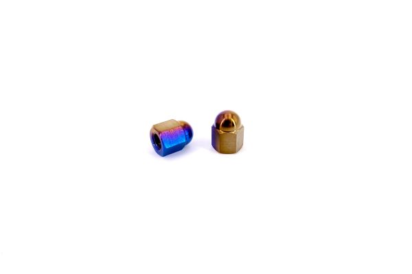 Titanium Acorn Nut M6