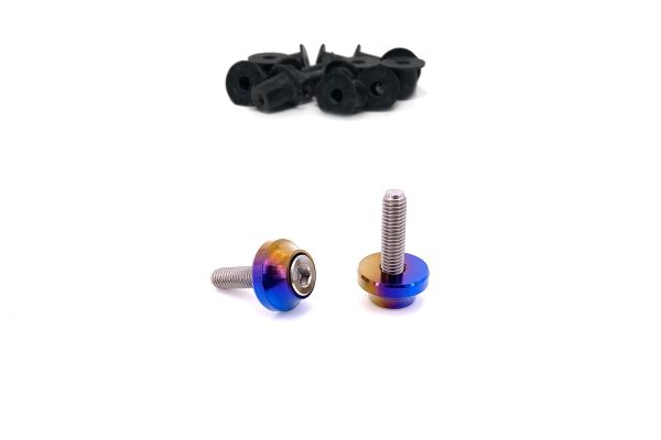 Titanium Fender Flare Hardware