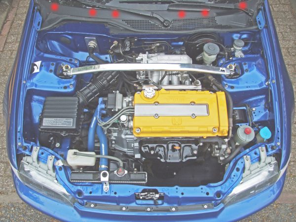 Honda Wiper Cowl Dress Up Hardware Kit